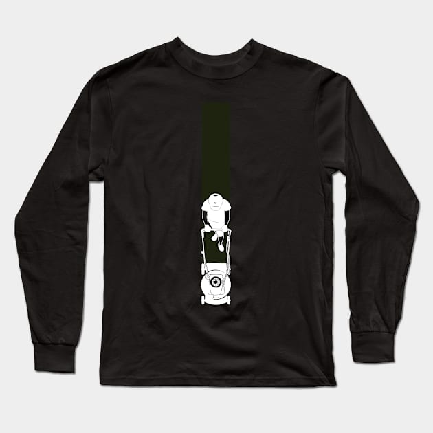 Hobby gardener - mowing the lawn is my passion Long Sleeve T-Shirt by ro83land